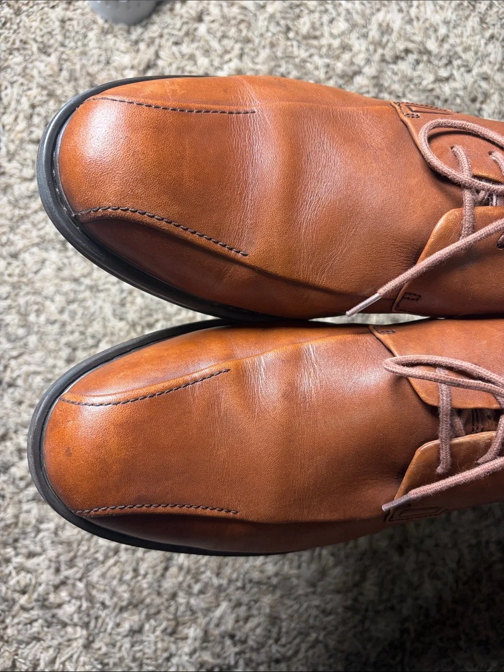 Clarks 1825 Active Air Vent Men’s Brown Leather Oxford Dress Shoes Lace Up 13M